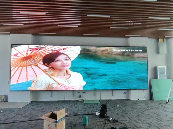 梅州市P1.53led小间距屏安装案例